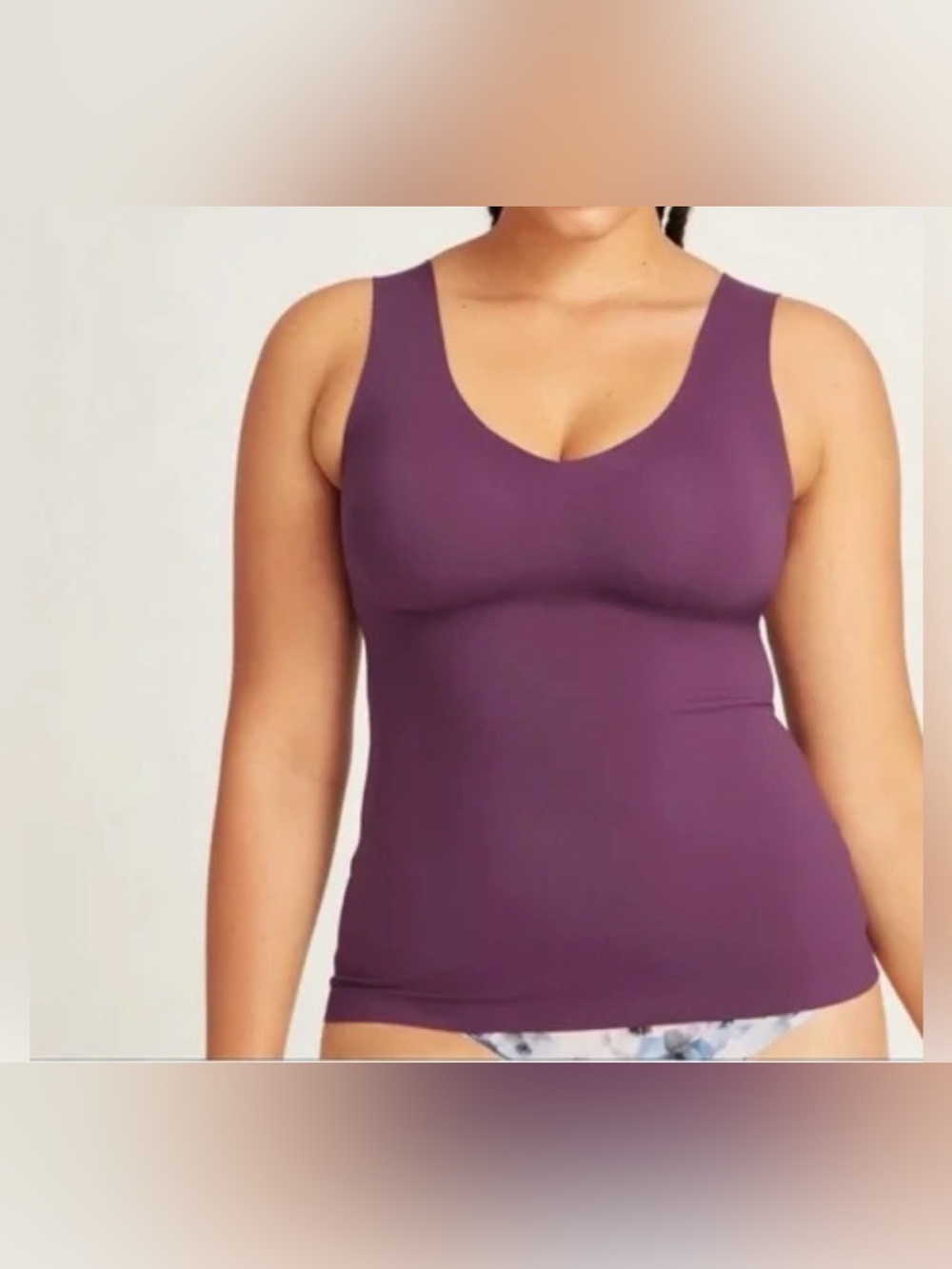 Knix luxe lift tank deep purple